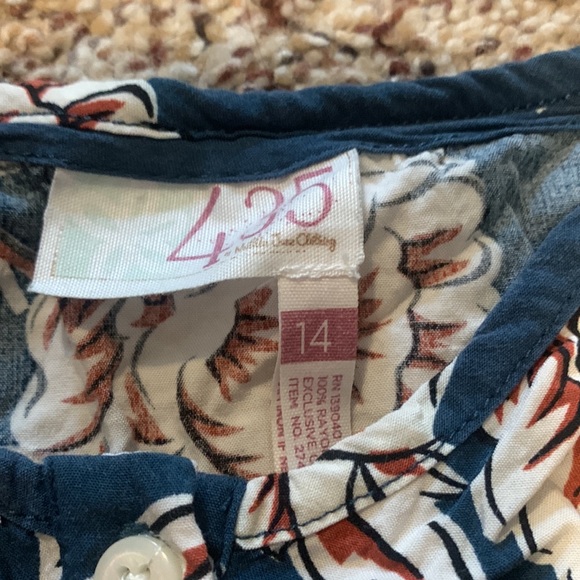 Matilda Jane 435 tween romper Sz 14 - Picture 2 of 2